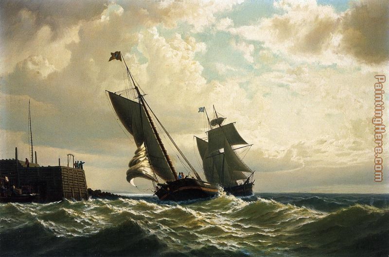William Bradford Making Harbor